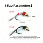 Copper Head Midge Nymph Wet Fly Lure