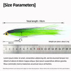 Multi-Color Big Eye Baitfish Deceiver Fly Fishing Lure