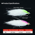 Luminous Ice Dubbing Streamer Fly Lure