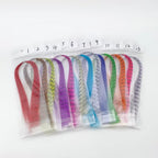 13 Colors Individual Pack Zebra Grizzly Synthetic Hair Fiber Fly Tying Material