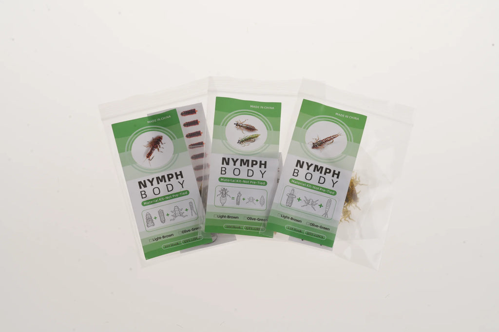 WIFREO realistic stonefly nymph body material kit retail packs