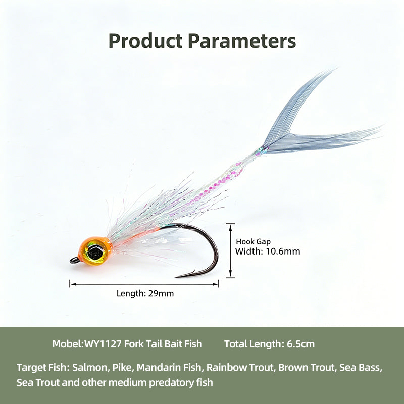 Fork Tail Baitfish Streamer Fly