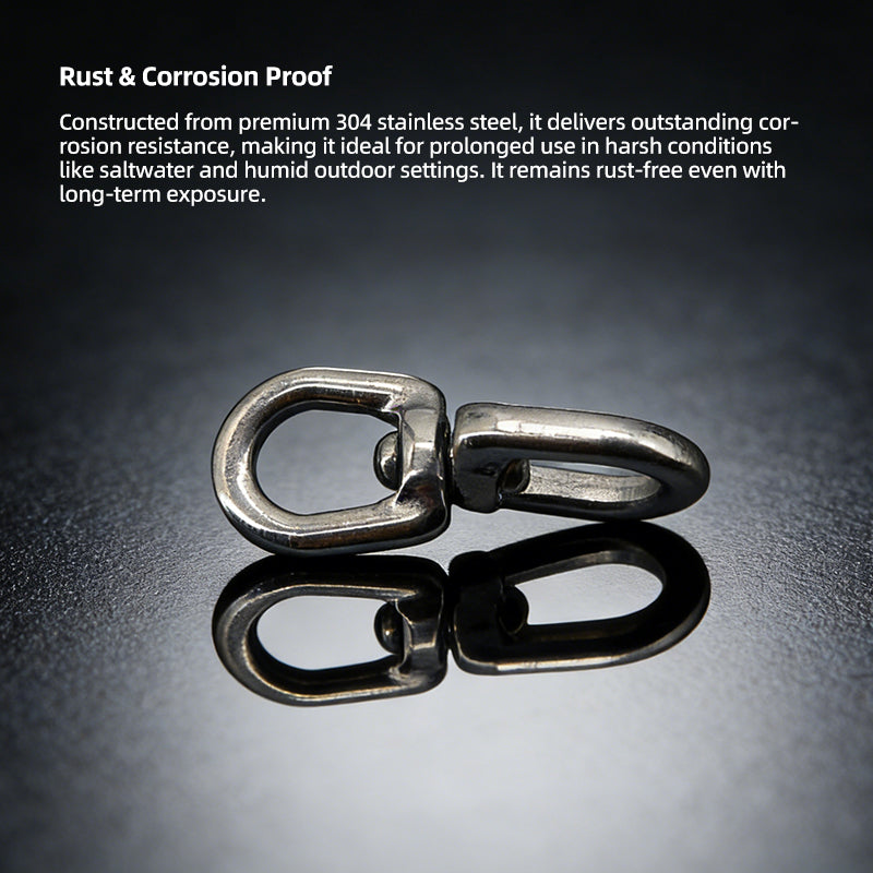 Heavy Duty Dual-Ring Rolling Swivel, Saltwater Longline Tackle