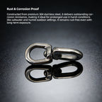 Heavy Duty Dual-Ring Rolling Swivel, Saltwater Longline Tackle