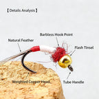 Copper Head Midge Nymph Wet Fly Lure