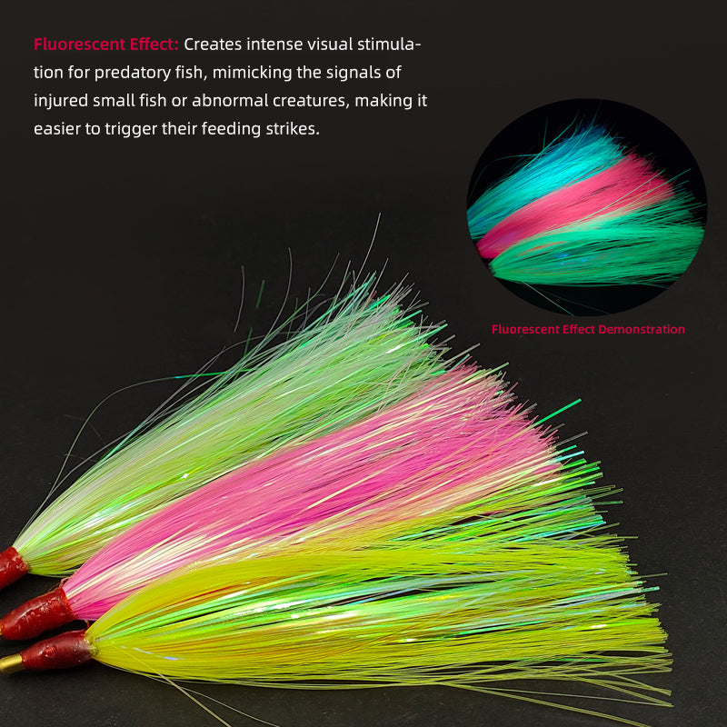 Sea Witch Copper Head Mylar Flash Trolling Skirt
