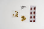 Stonefly nymph body kit parts and #10 fly hooks