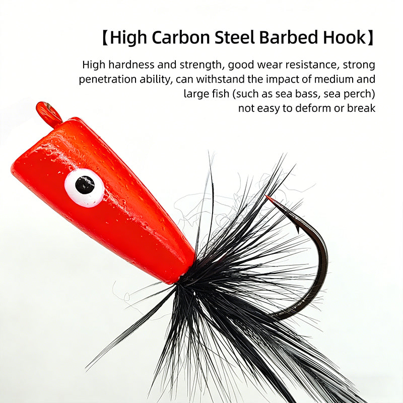 Popper Fly Float Bait Perch Bait