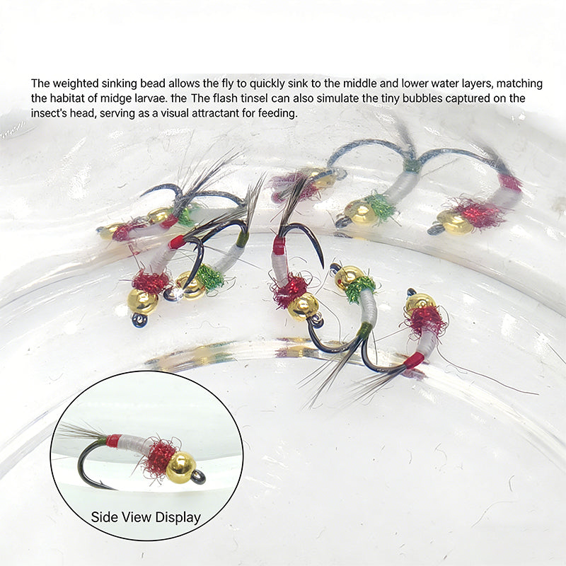 Copper Head Midge Nymph Wet Fly Lure
