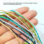 Metallic Nymph Body Flat Ribbon Flash Skin Fly Tying Material