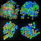 Colorful Eco-Friendly Acrylic Fishing Beads Glow in the Dark
