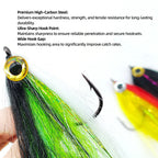 Multi-Color Big Eye Baitfish Deceiver Fly Fishing Lure
