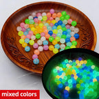 Colorful Eco-Friendly Acrylic Fishing Beads Glow in the Dark