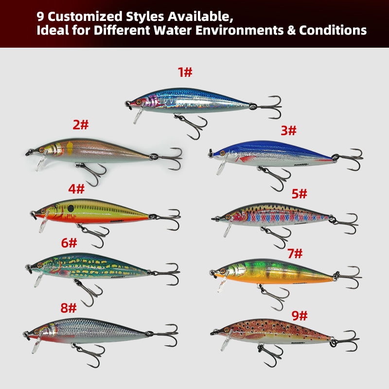 Sinking Minnow Lure Artificial Hard Bait