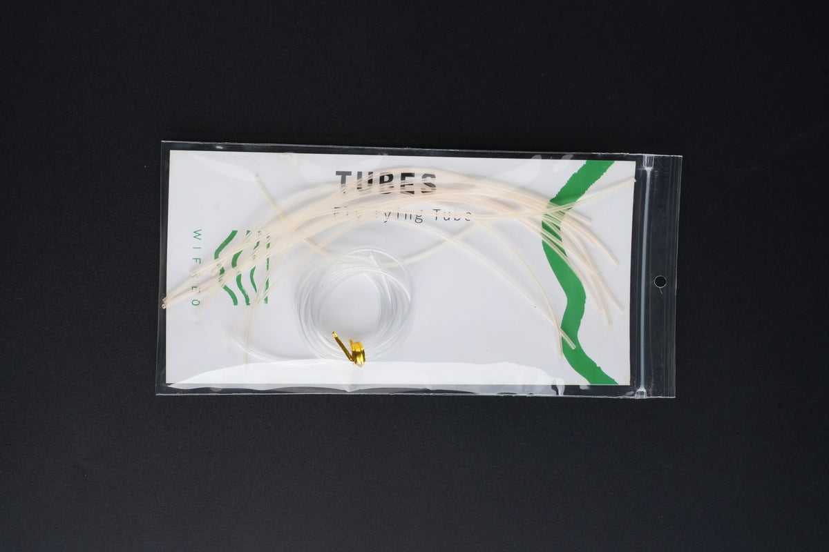 Beige WIFREO tube fly tying tubes with connection sleeve
