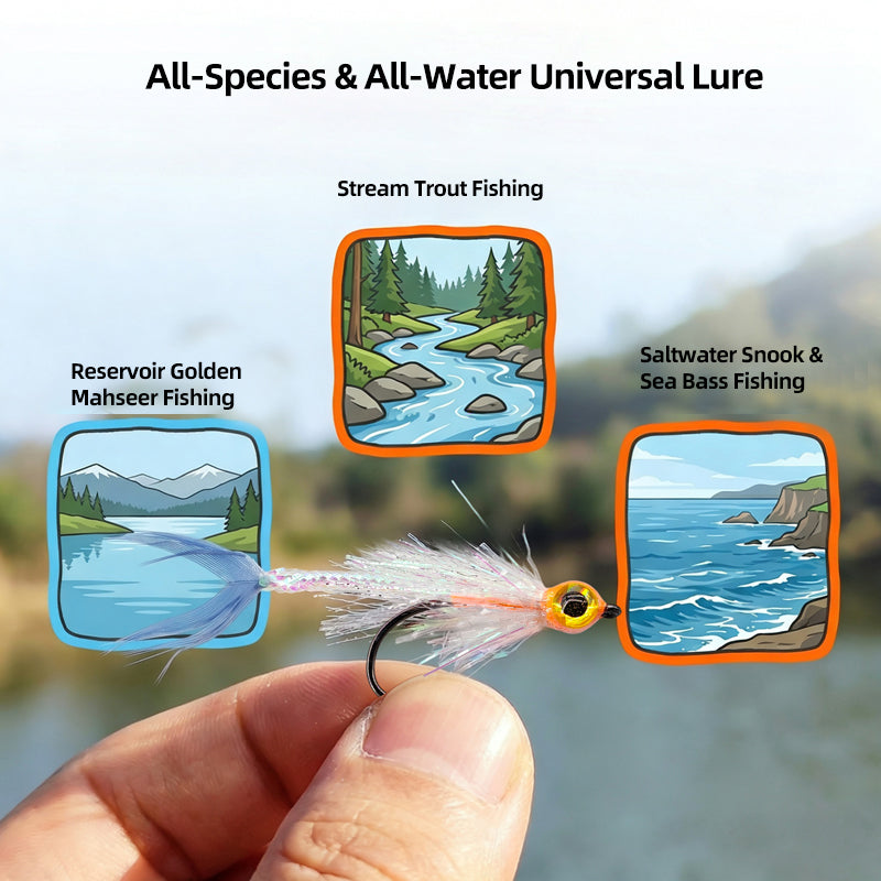Fork Tail Baitfish Streamer Fly