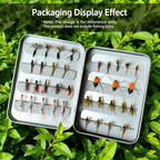 Metal Colorful Fish-shaped Pattern Bait Box
