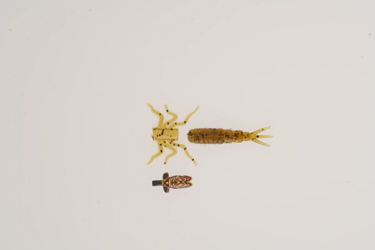 Light brown realistic stonefly nymph body parts for fly tying