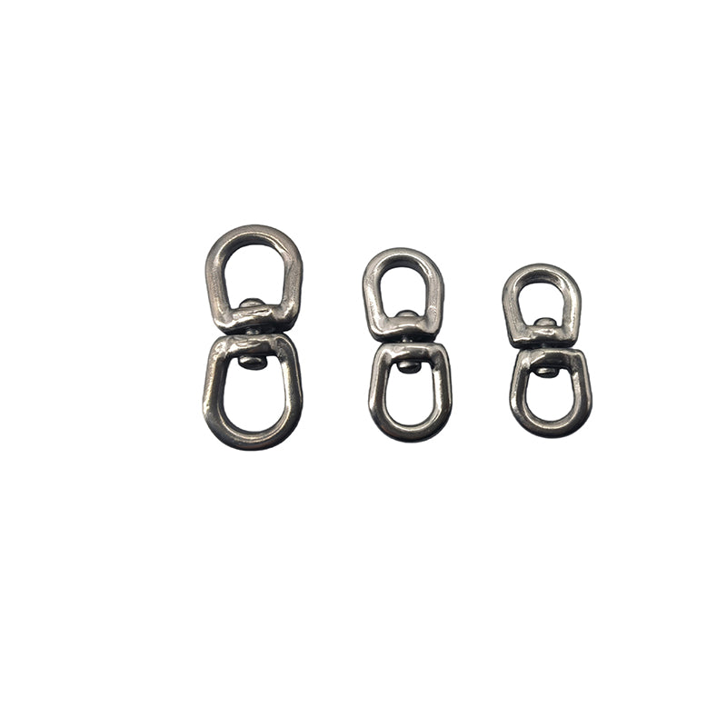 Heavy Duty Dual-Ring Rolling Swivel, Saltwater Longline Tackle