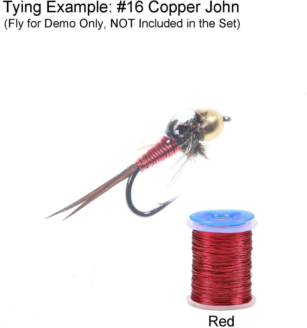 12 Color/Set 0.2mm Non-tarnishing Ultra Fly Tying Copper Wire