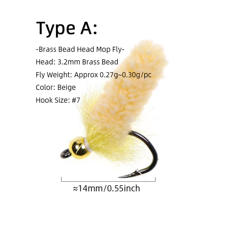 Mop Insect Fly Mop Fly Insect Bait Fly Fishing Flies – wifreo