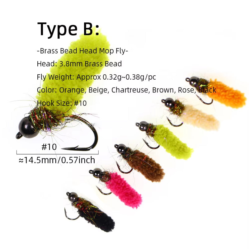 Mop Insect Fly Mop Fly Insect Bait Fly Fishing Flies – wifreo