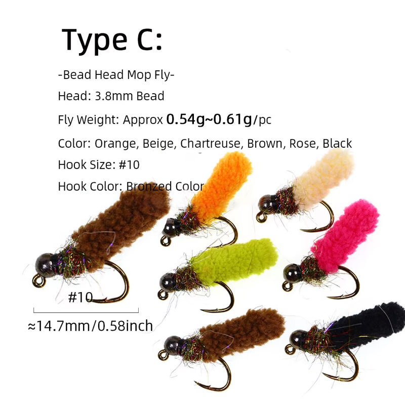 Mop Insect Fly Mop Fly Insect Bait Fly Fishing Flies – wifreo