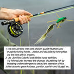 Damselfly Double-hook wet fly fishing lure (for fly fishing and lure fishing)artificial fly bait.