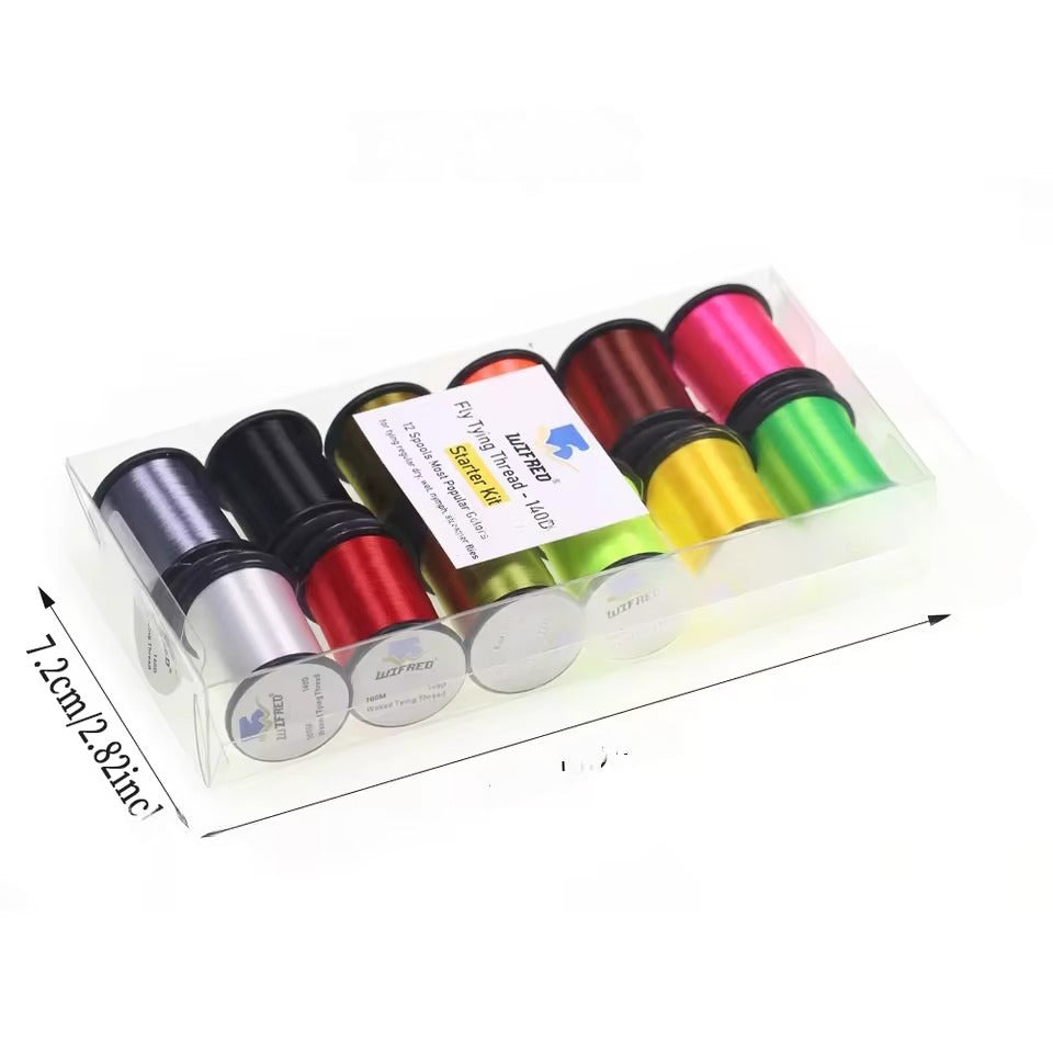 140D Waxed Twisted Fly Tying Thread Nylon