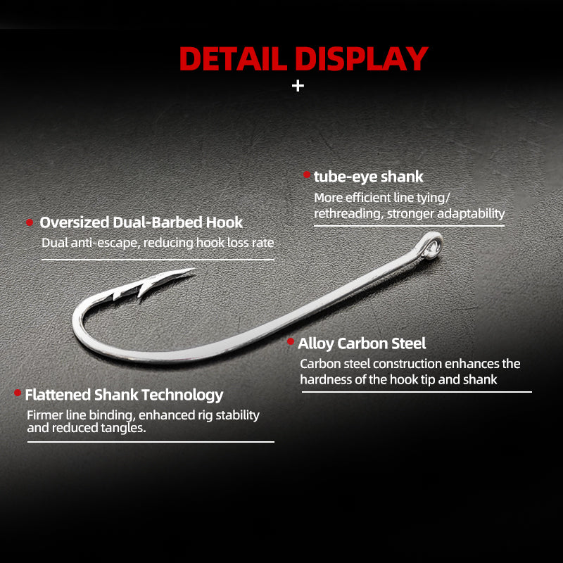 Dual Barb Tachi Fishing Hook