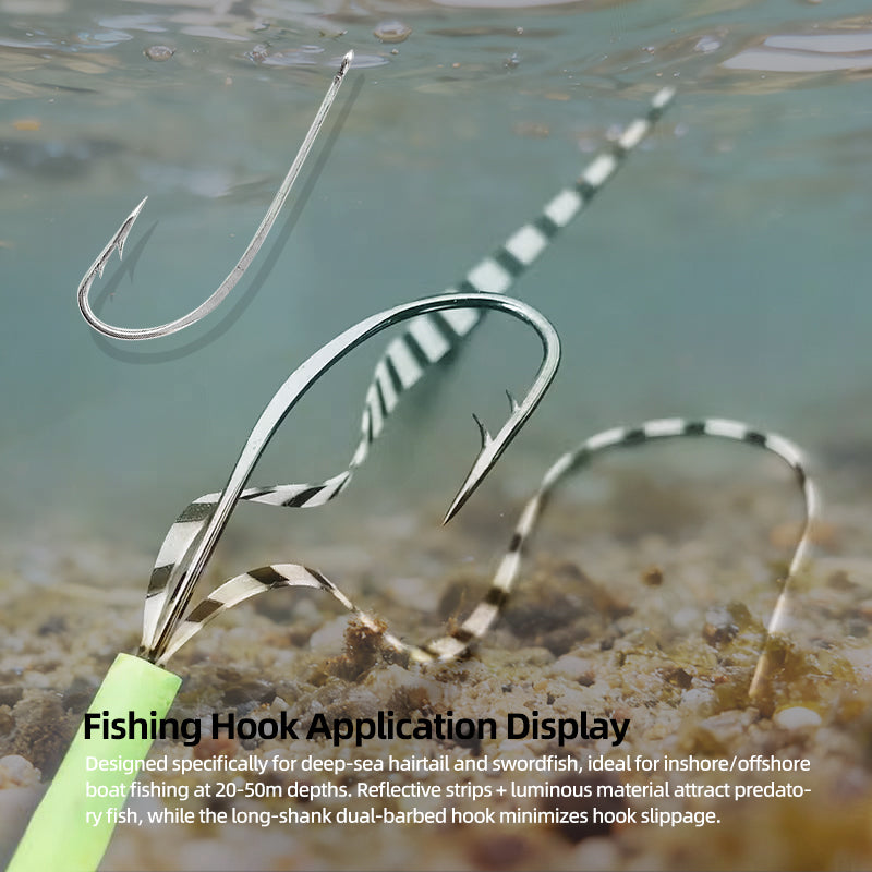 Dual Barb Tachi Fishing Hook