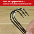 Ultra-Sharp High-Strength Carbon Steel Fly Hooks Streamer Hooks