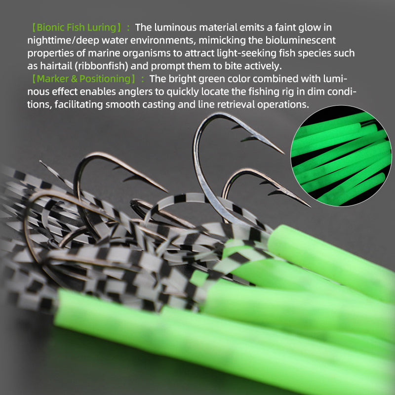 Glow-in-the-Dark Sea Fishing Rig for Beltfish