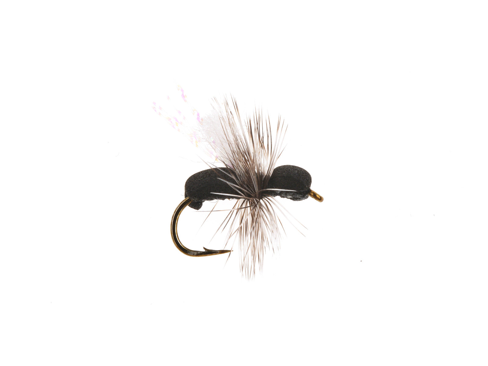 Product photo of the Black Foam Ant Dry Fly, WIFREO style LY015