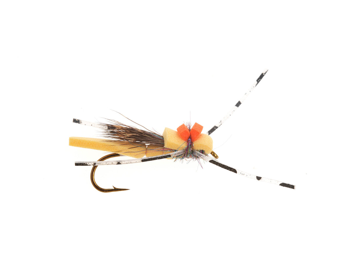 Product photo of the Yellow Foam Hopper with Orange Post, WIFREO style LY016A