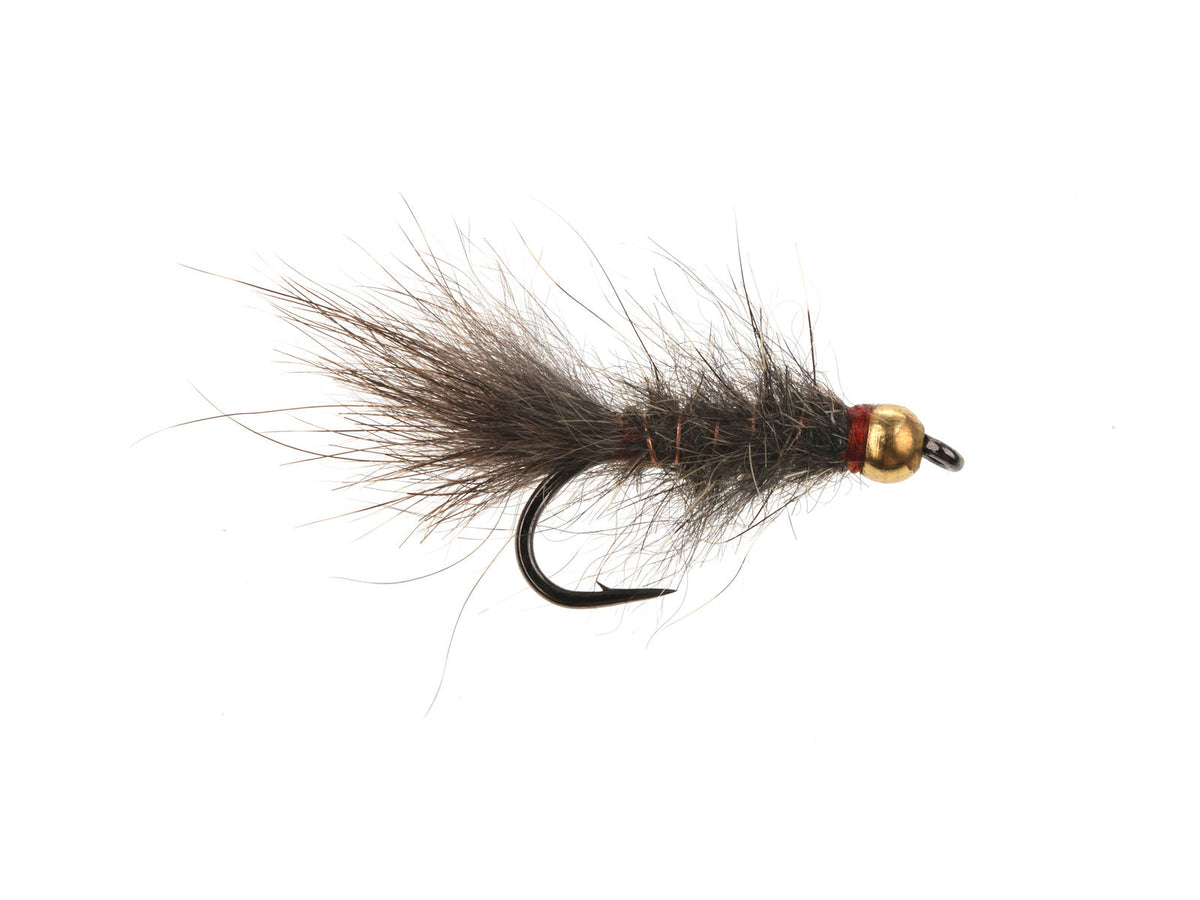 Product photo of the Natural Squirrel Streamer – Brass Bead, WIFREO style LY043