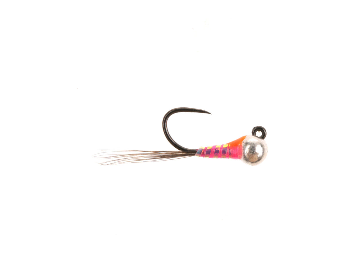 Product photo of the Pink Tungsten Bead Perdigon Jig, WIFREO style LY048C