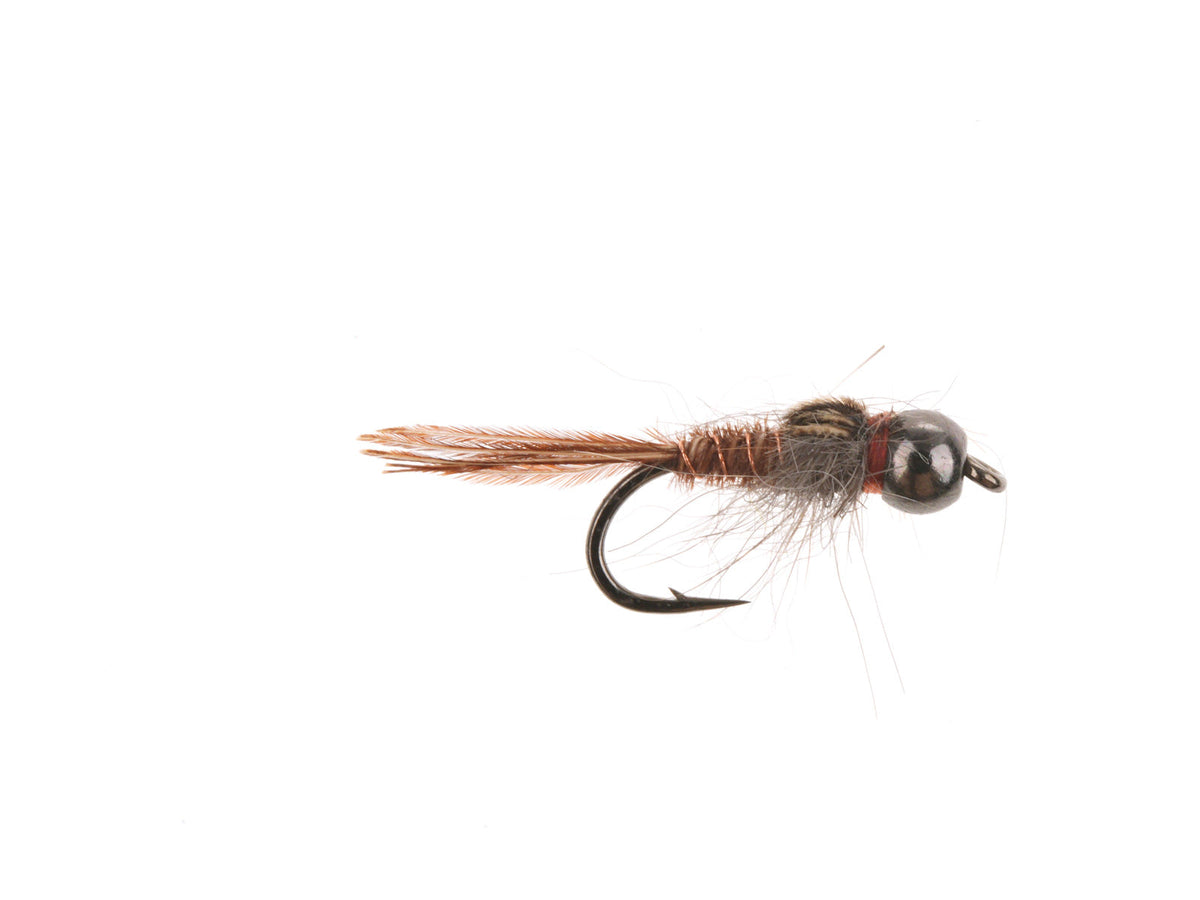 Product photo of the Natural Pheasant Tail – Brass Bead, WIFREO style LY049
