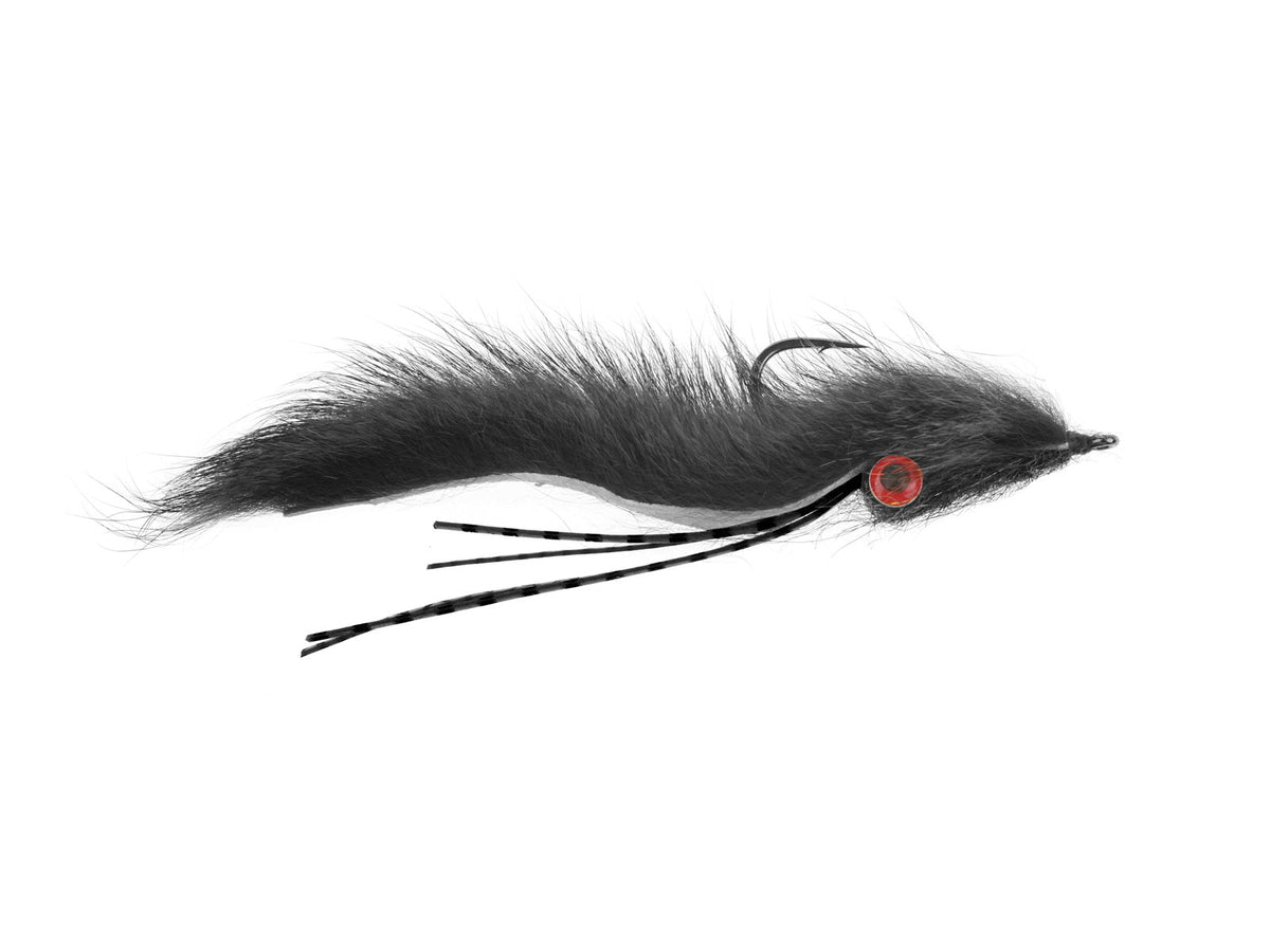 Product photo of the Brass Dumbbell-Eye Black Zonker Streamer, WIFREO style LY052C