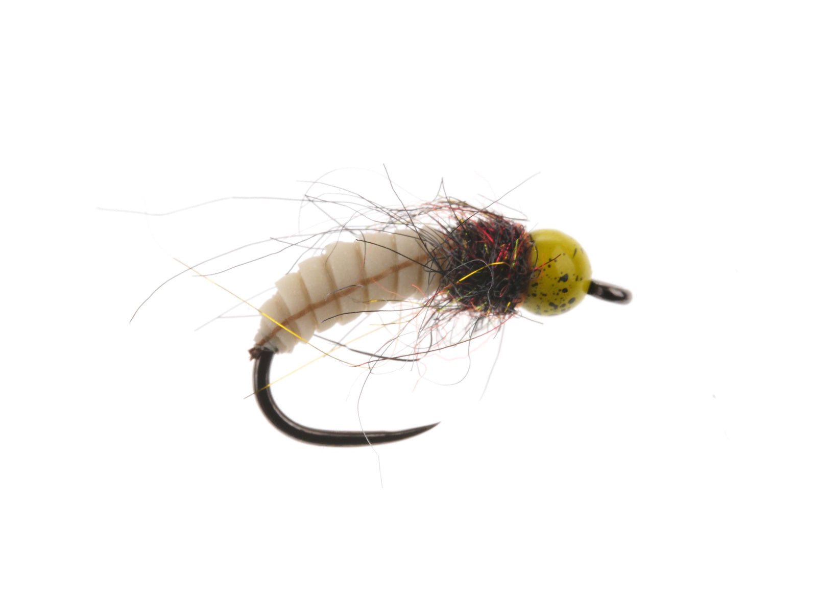 Product photo of the Brass Bead Caddis Larva, WIFREO style LY069