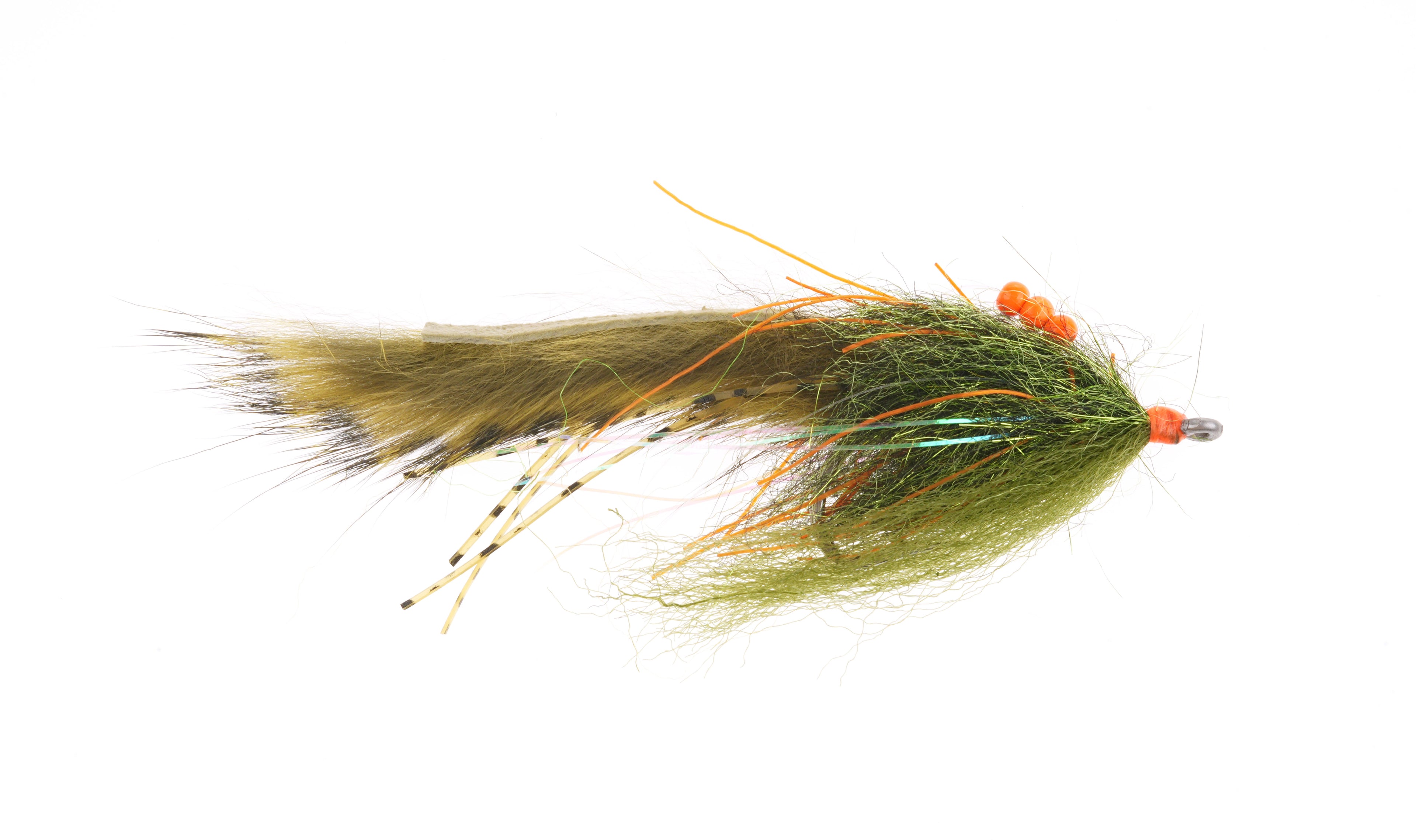 Studio product image of the Barred Olive Bunny Tail, WIFREO style LY071A