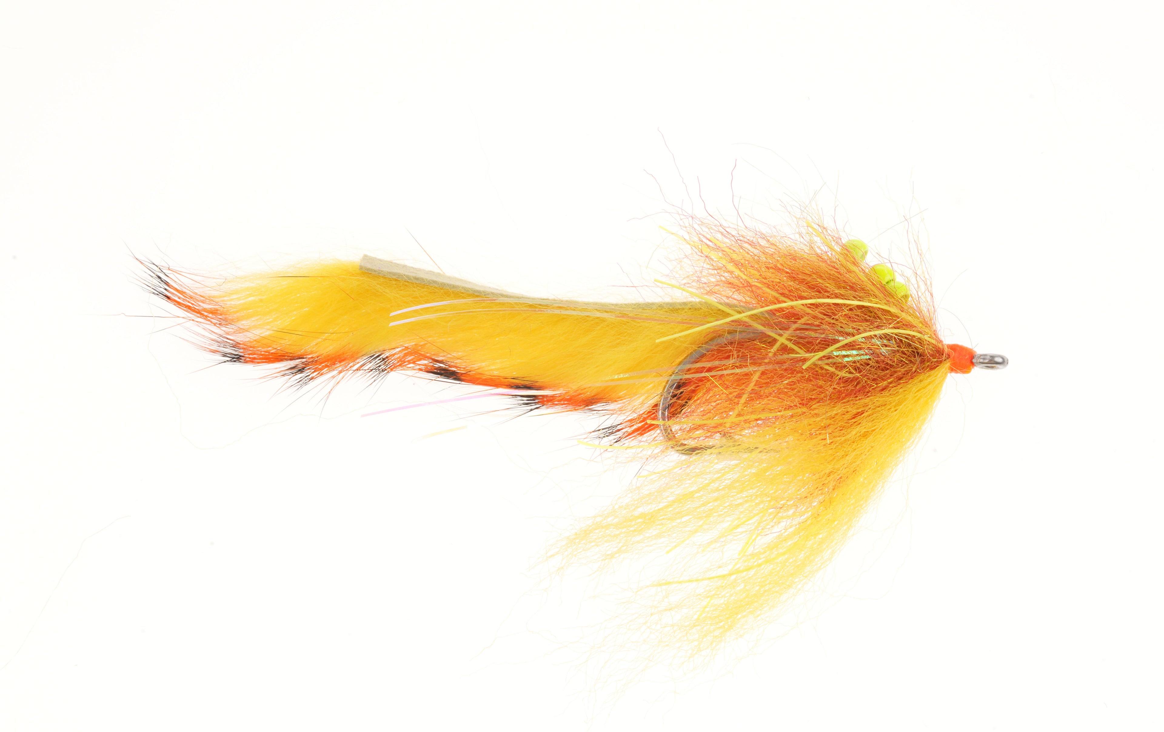 Studio product image of the Barred Orange Bunny Tail, WIFREO style LY071B