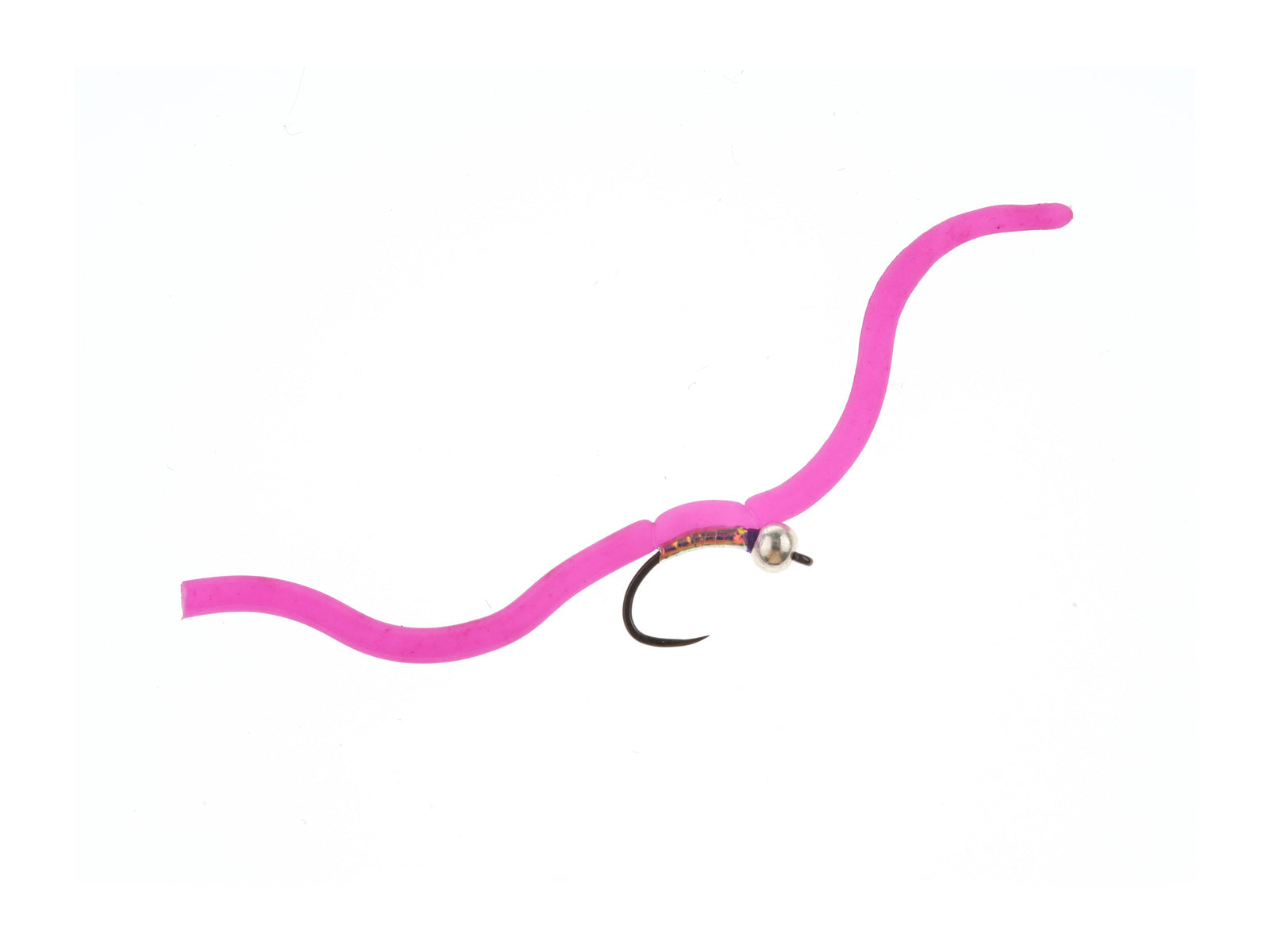 Product photo of the Pink Brass Bead Squirmy Jig, WIFREO style LY073B