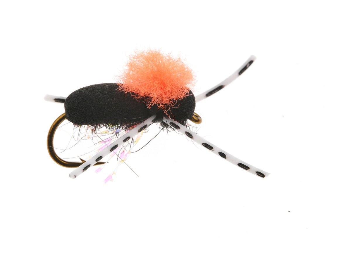 Product photo of the Black Beetle with Orange Hi-Vis Post, WIFREO style LY079
