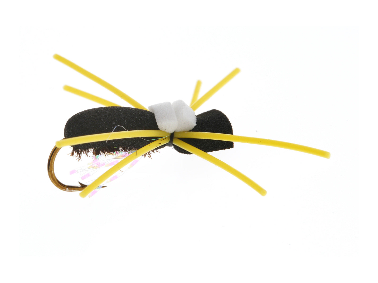 Product photo of the White Foam Post Beetle Dry Fly, WIFREO style LY080A