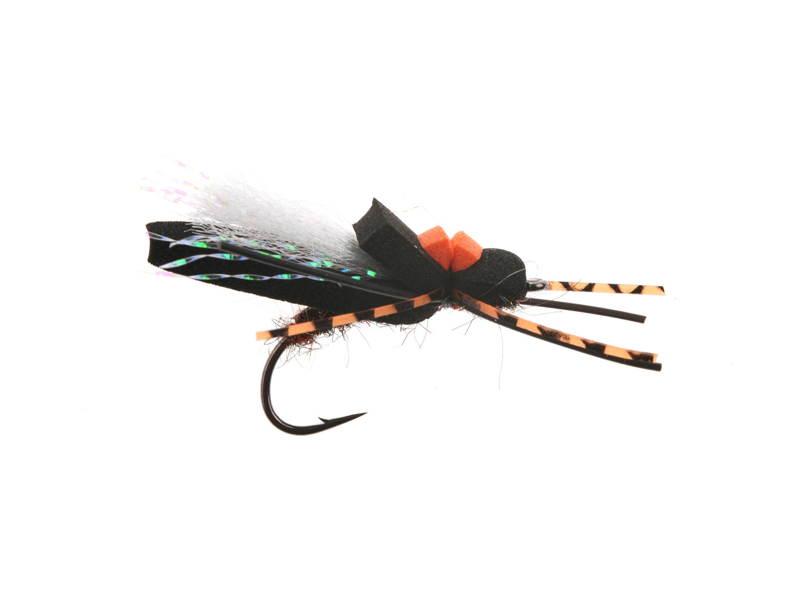 Product photo of the Black Cicada with Orange Foam Post, WIFREO style LY081