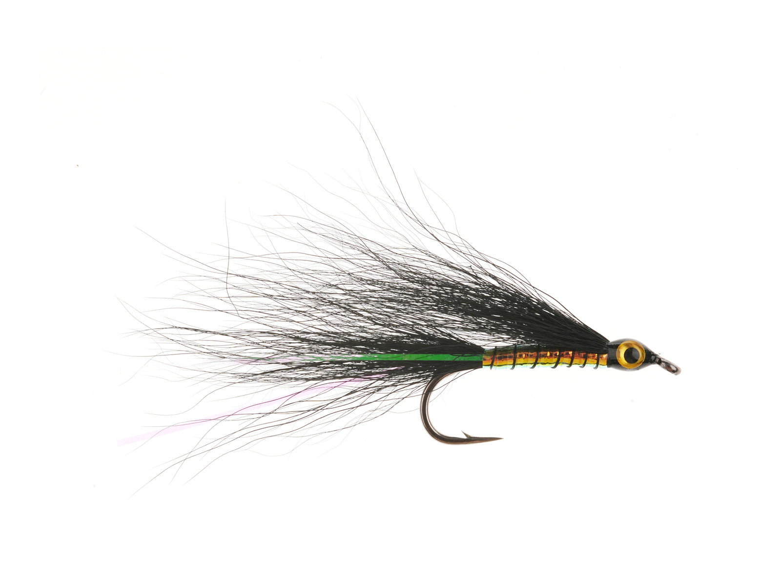 Product photo of the Black Hairwing Minnow, WIFREO style LY084B