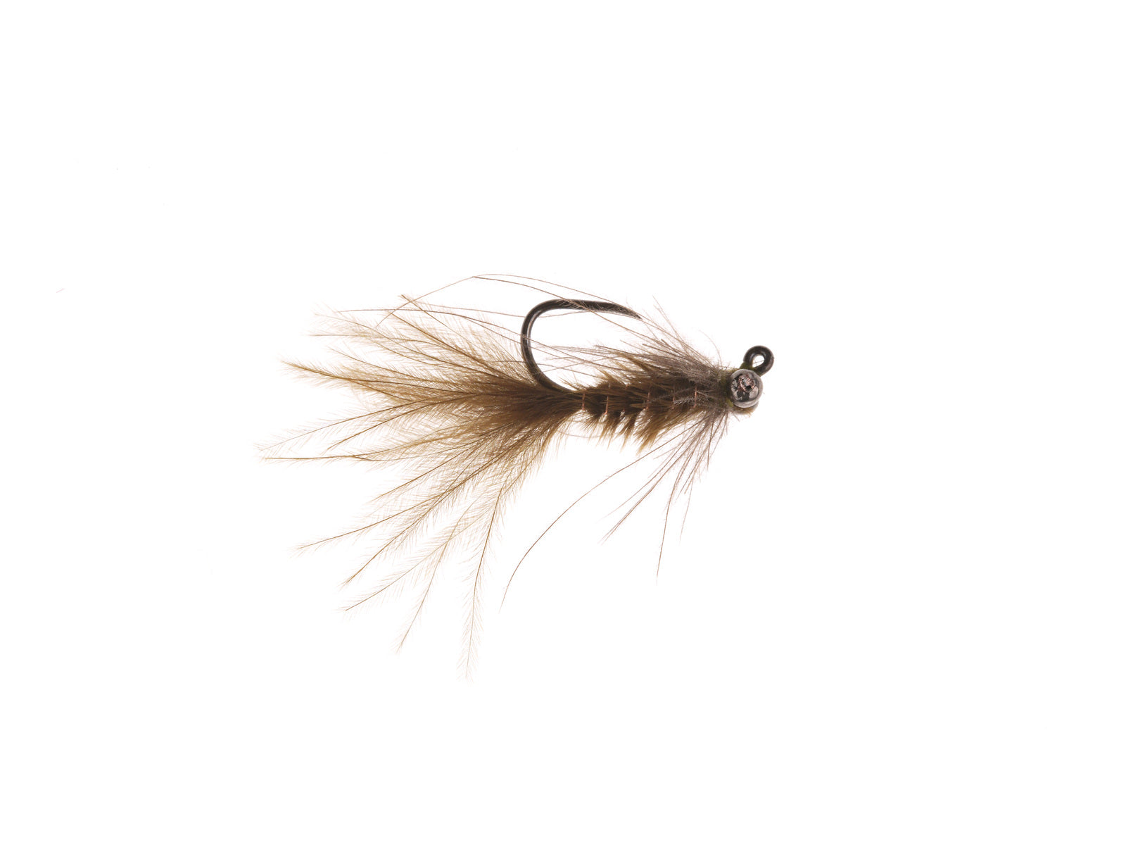 Product photo of the Chain-Eye Olive Marabou Damsel, WIFREO style LY088