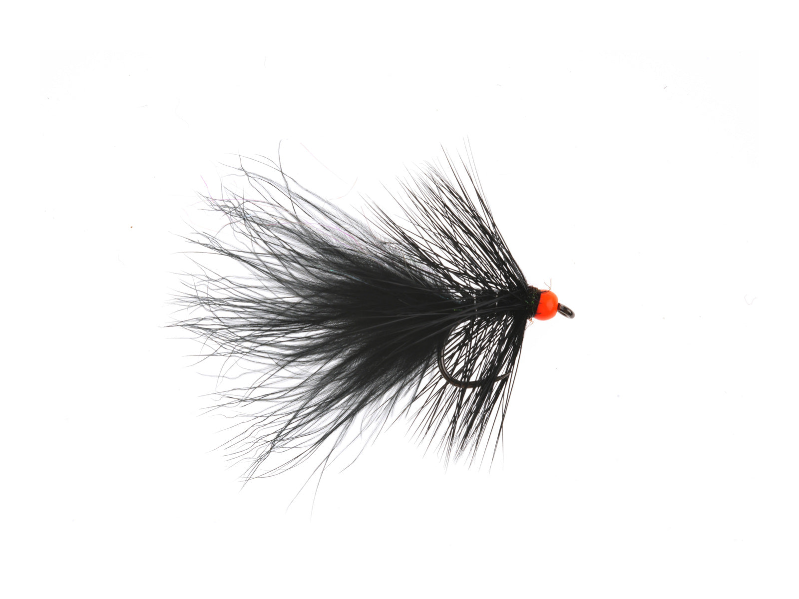 Product photo of the Black Hot Bead Short-Shank Bug Streamer – Brass, WIFREO style WY104