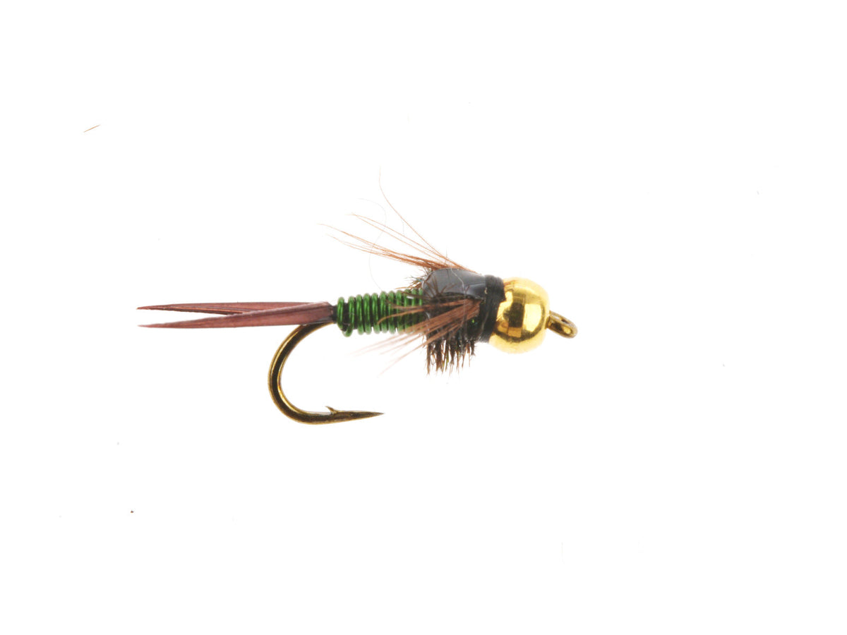 Product photo of the Green Copper John – Brass Bead, WIFREO style WY329C